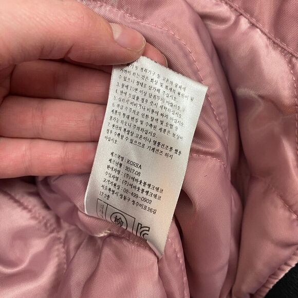 Stereo Vinyls Military Inspired Bomber Jacket Parka Pink Pockets Utility Size M - Picture 10 of 16